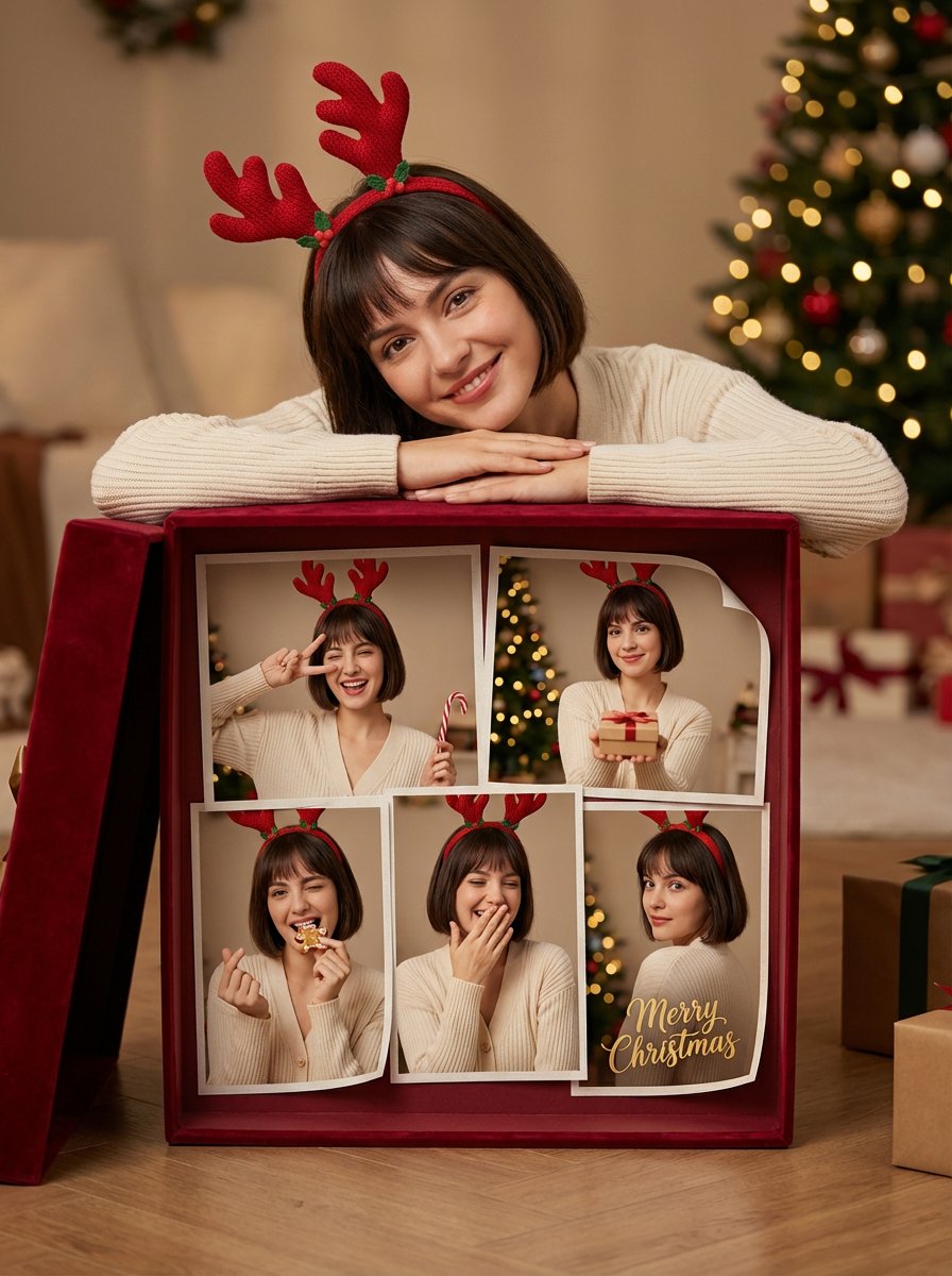 Selfies à thème de Noël