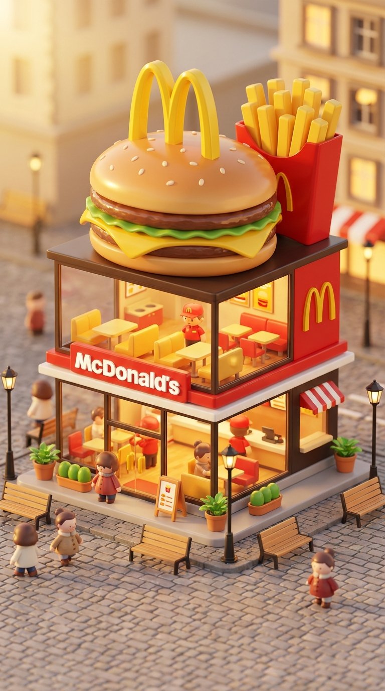 Whimsical 3D Brand Miniatures