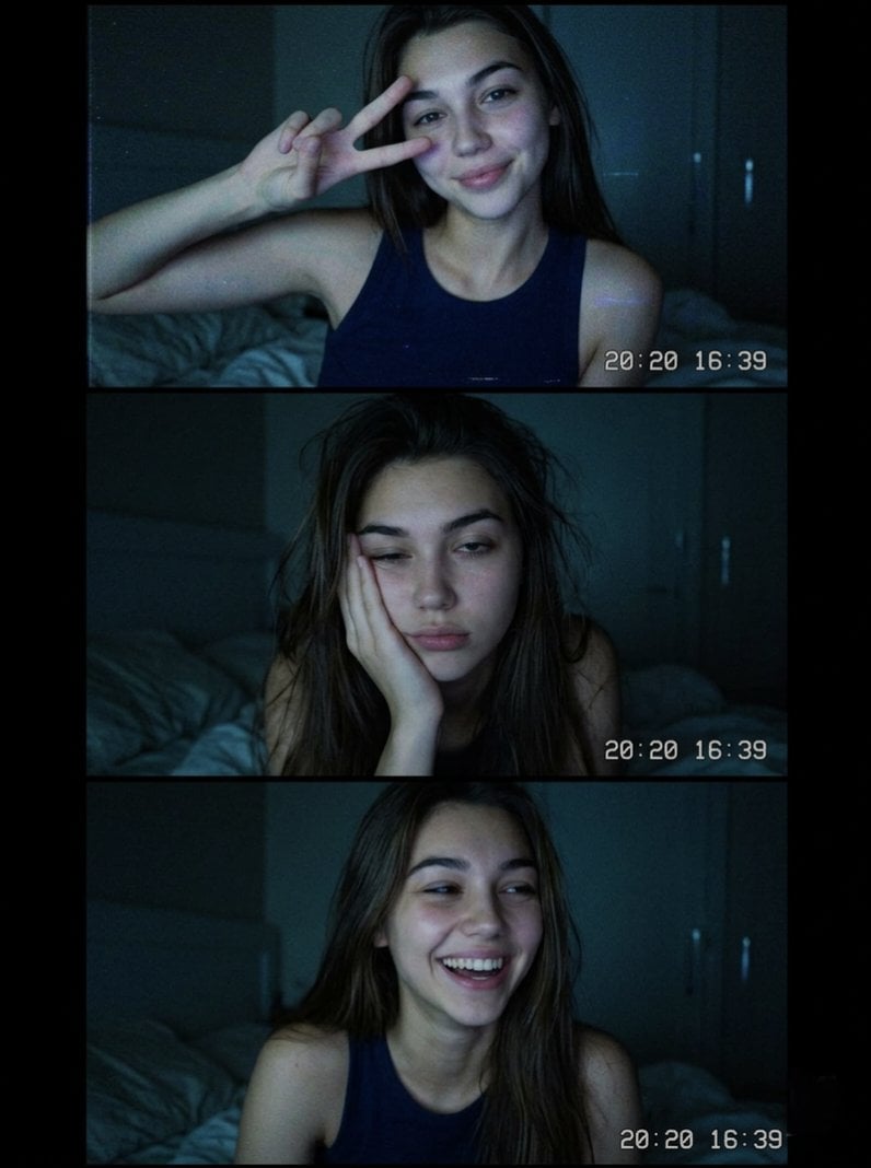 Collage Cabina de Fotos Vintage Webcam - Estética Y2K Chica Dormitorio