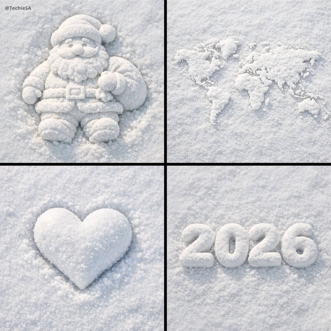 3D Schneeskulptur Vogelperspektive realistische Schatten