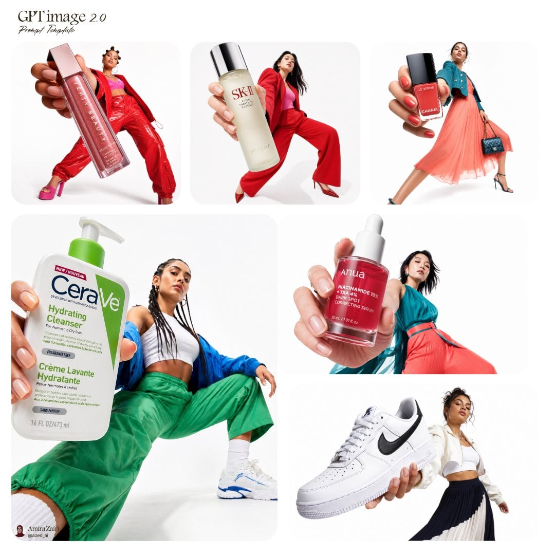 Low-Angle Fashion Campaign Product Photography