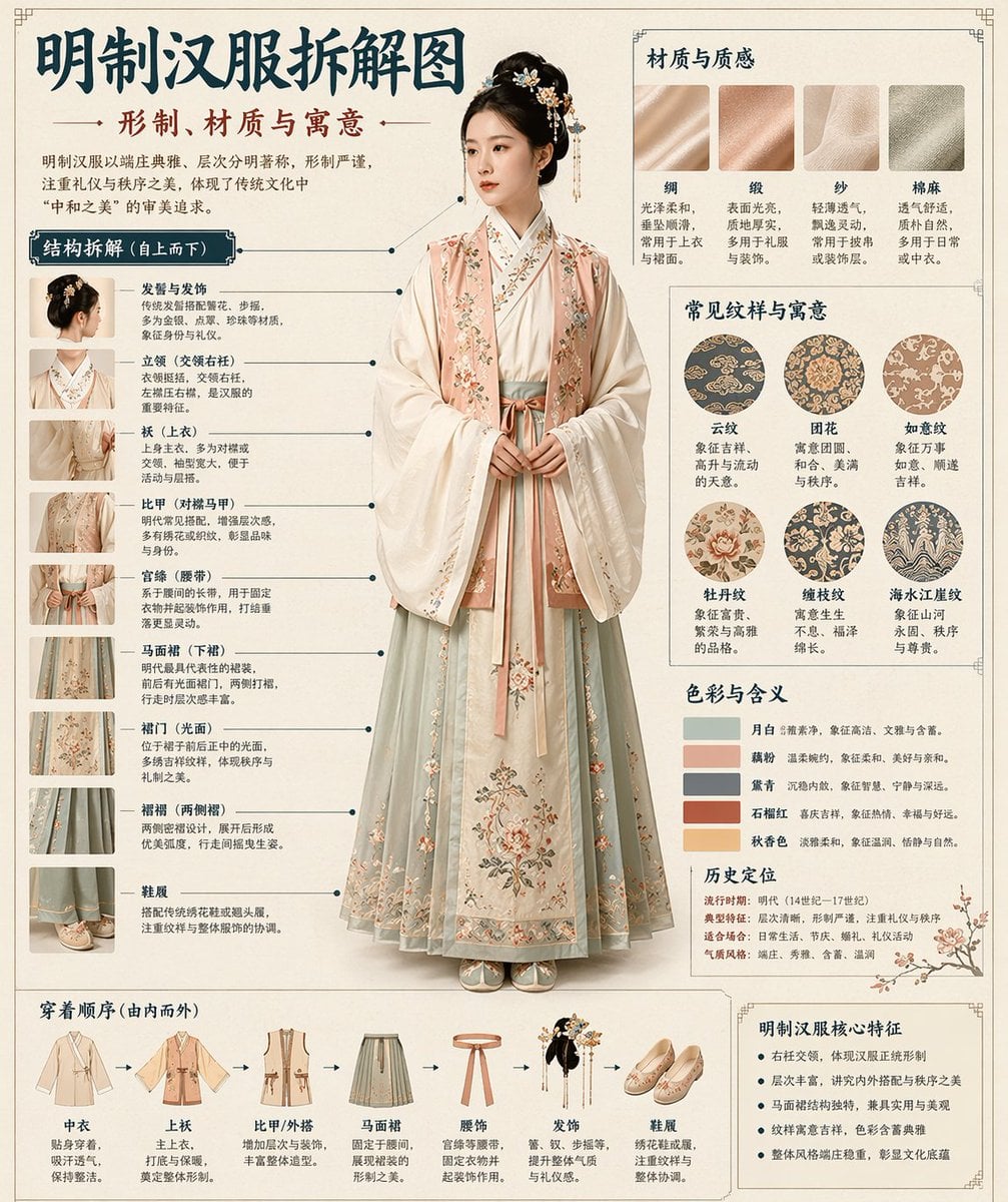 National Museum Style Chinese Historical Infographic Prompt