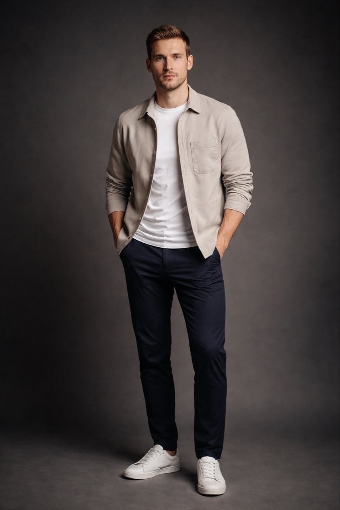 Photorealistic Studio Portrait of Average British Man