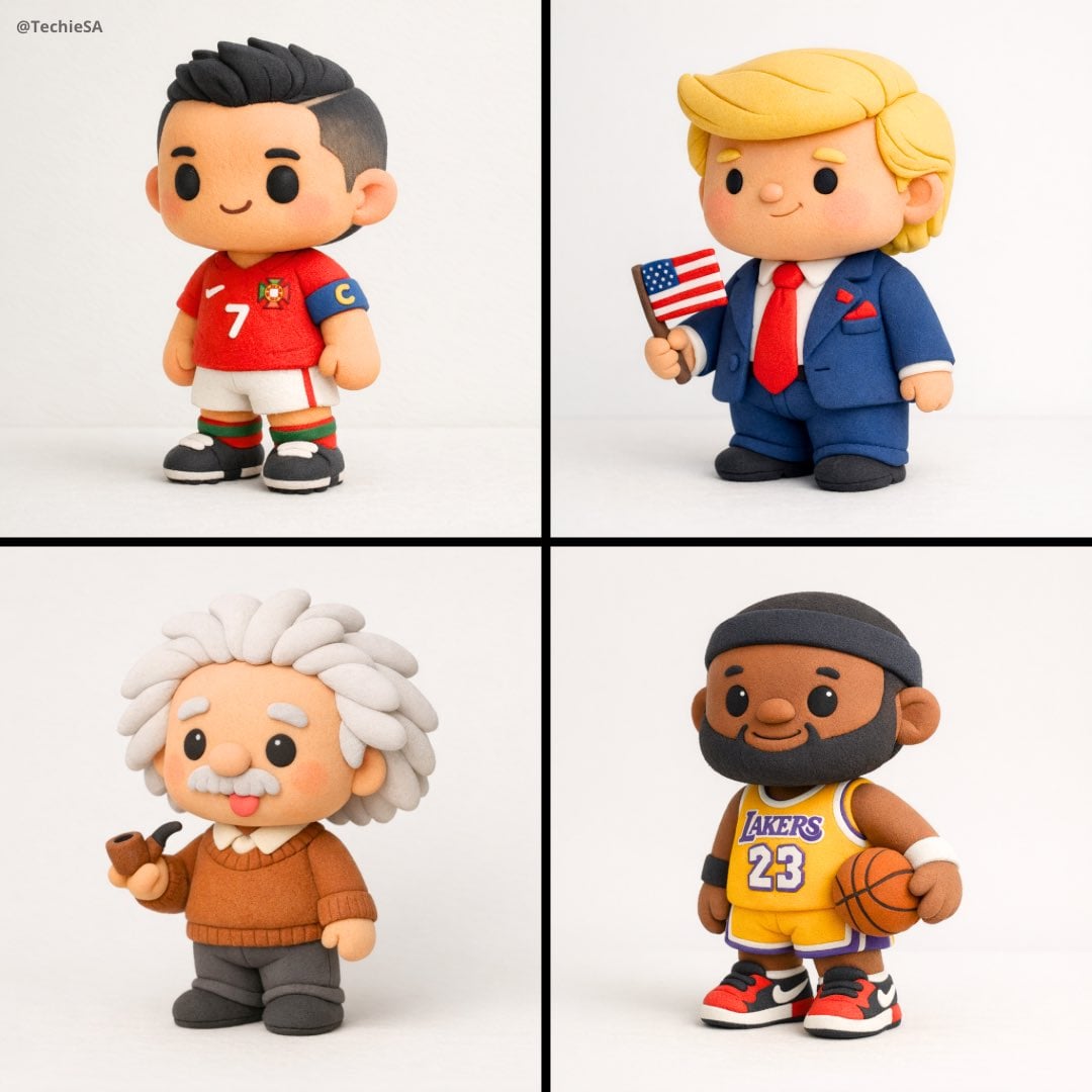 Stilisierte Polymer-Ton Miniaturfigur von [CHARACTERS]