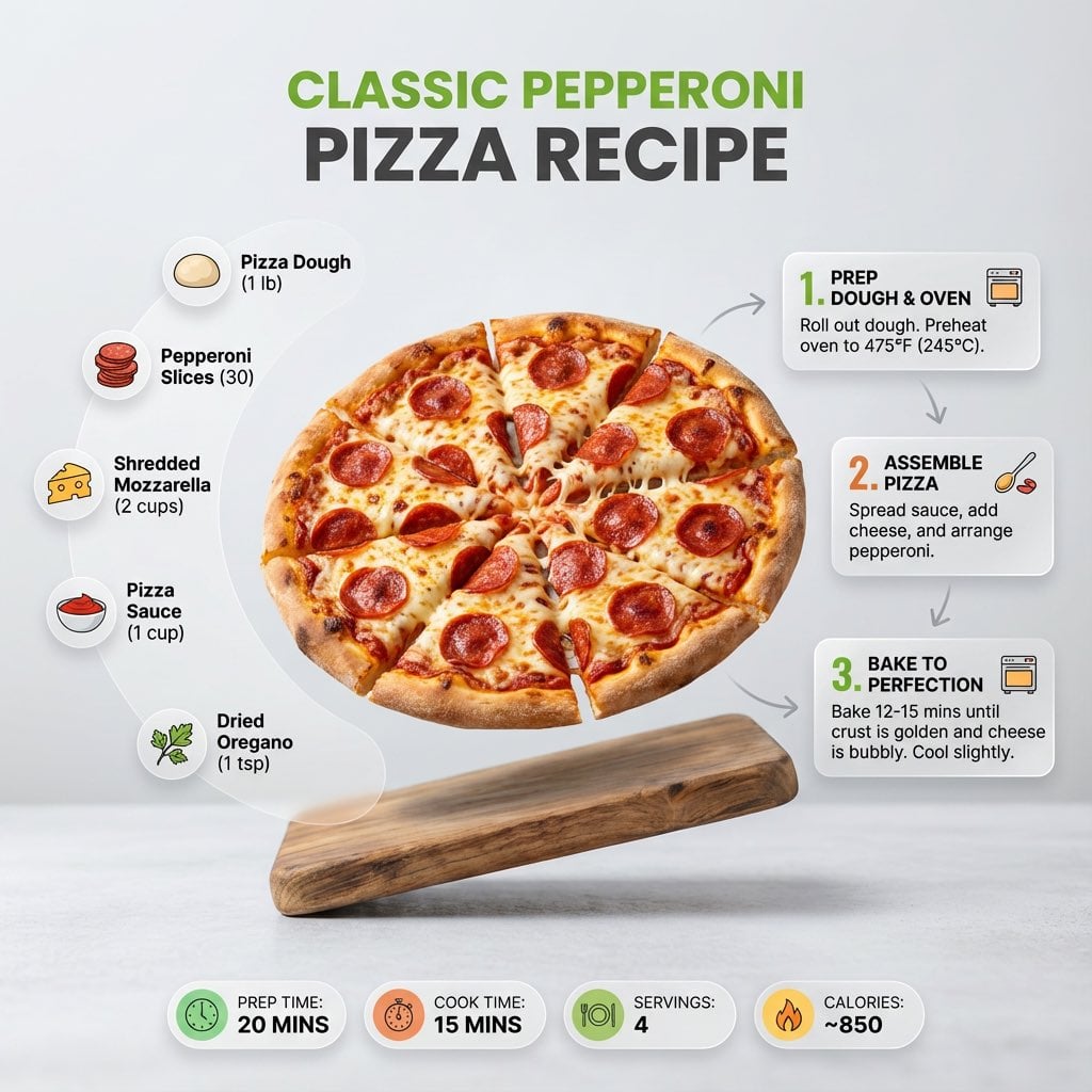 Ultra Saubere Moderne Rezept Infografik