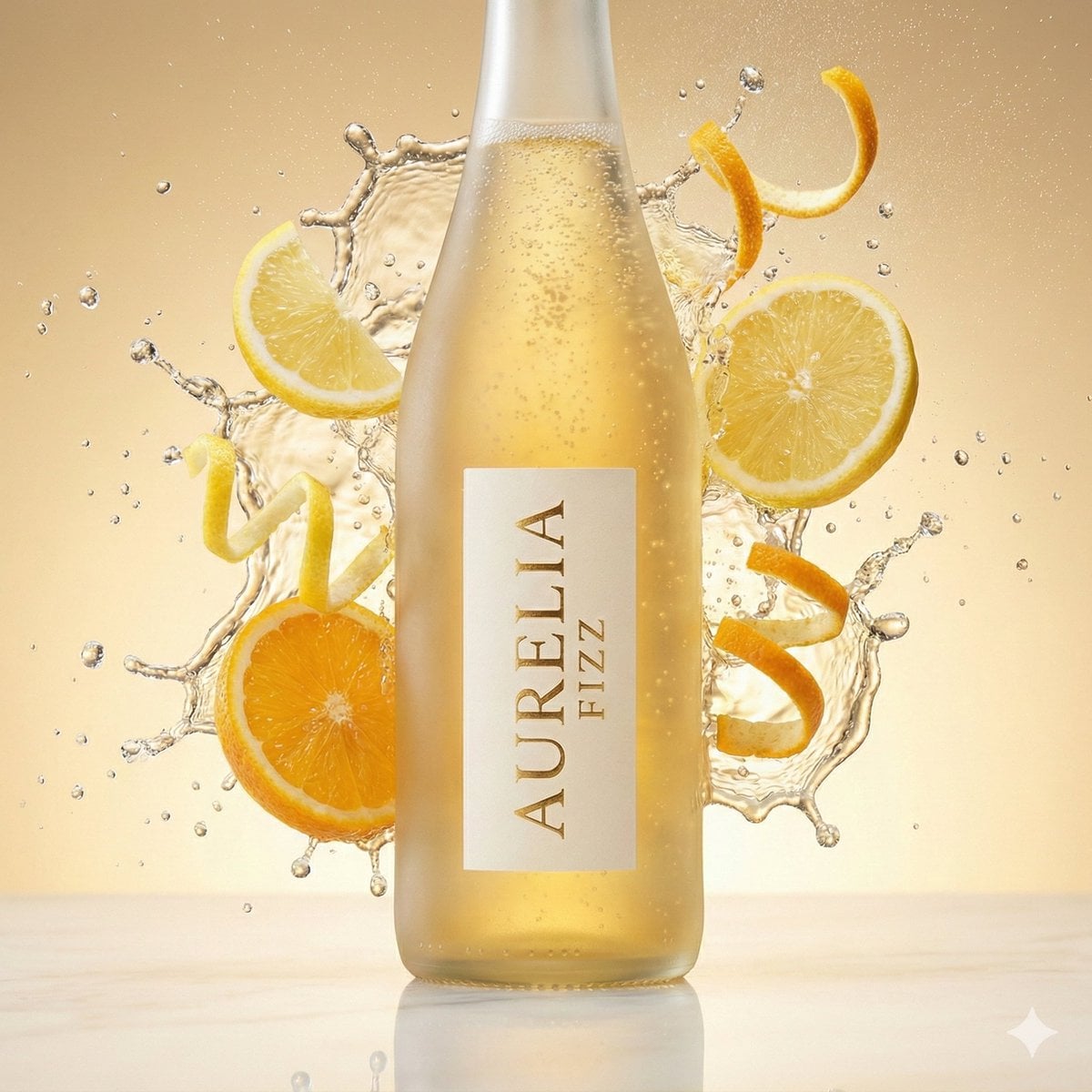 Fotografía Splash Alta Velocidad Tónico Cítrico AURELIA FIZZ