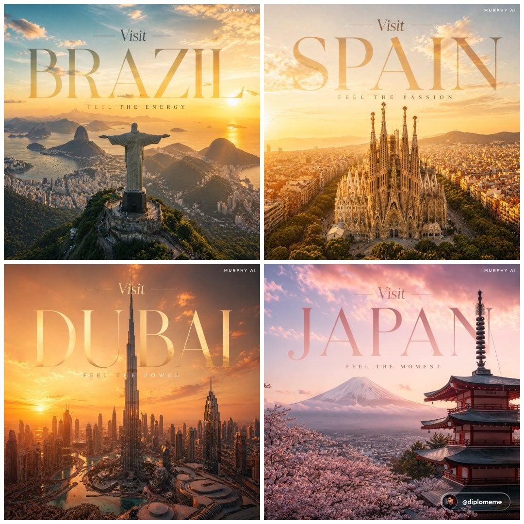 Luxury Cinematic Tourism Poster Christ the Redeemer Rio