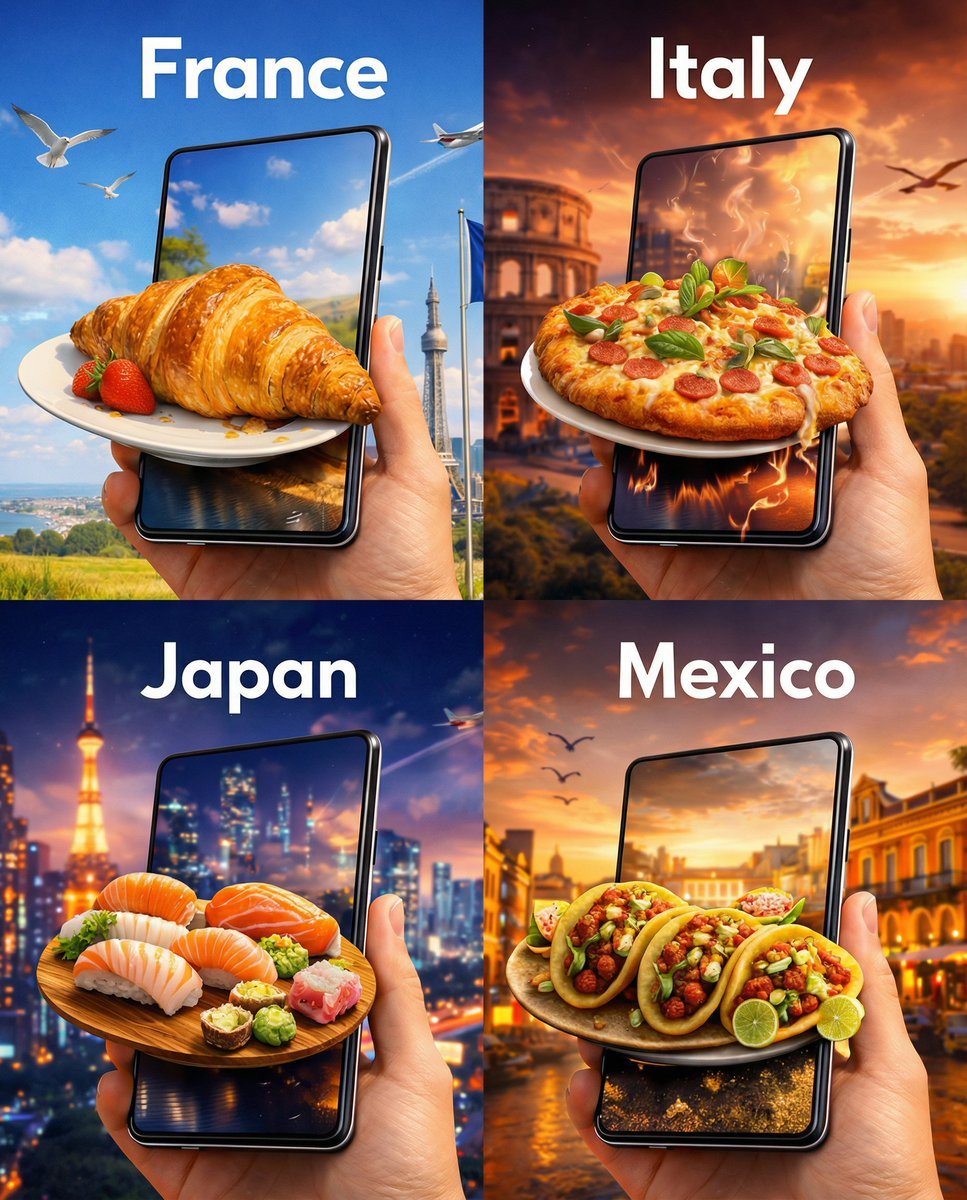 世界の美食スマホポータル