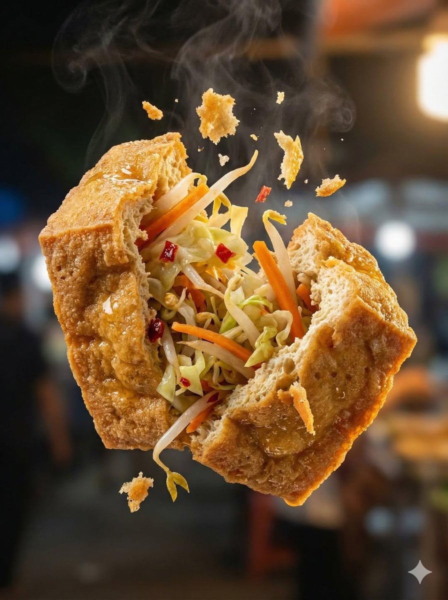 Crispy Martabak Telur Macro | Nano Banana Image Generation