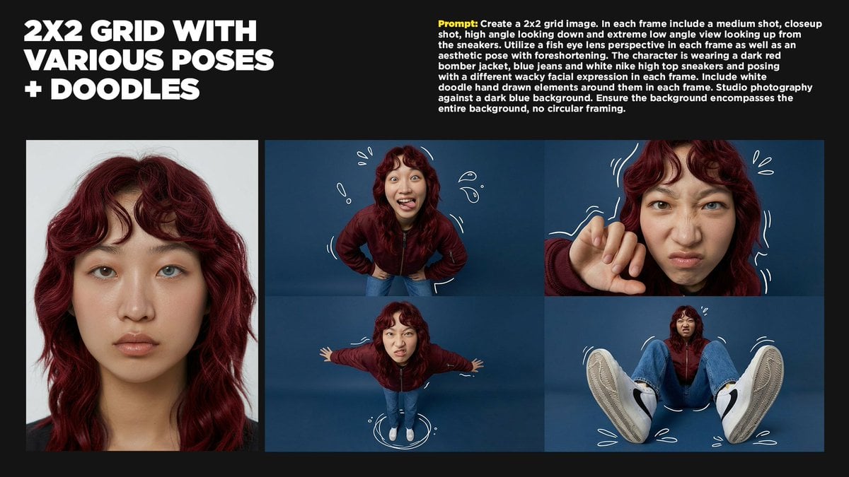 Fisheye Sneaker Expression Grid