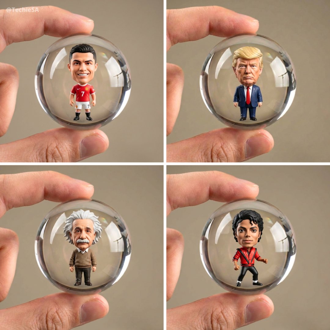 カプセルに変換された3Dポートレート