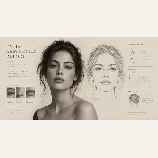 Rapport illustré sur l’esthétique du visage