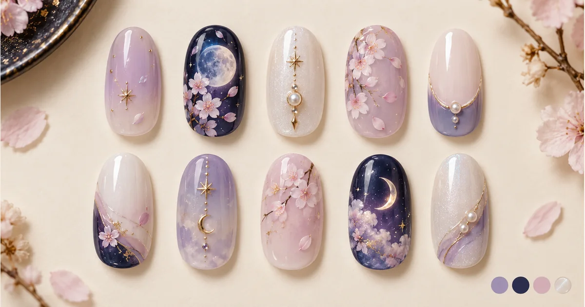 KI-Nageldesign mit Charaktervorlage